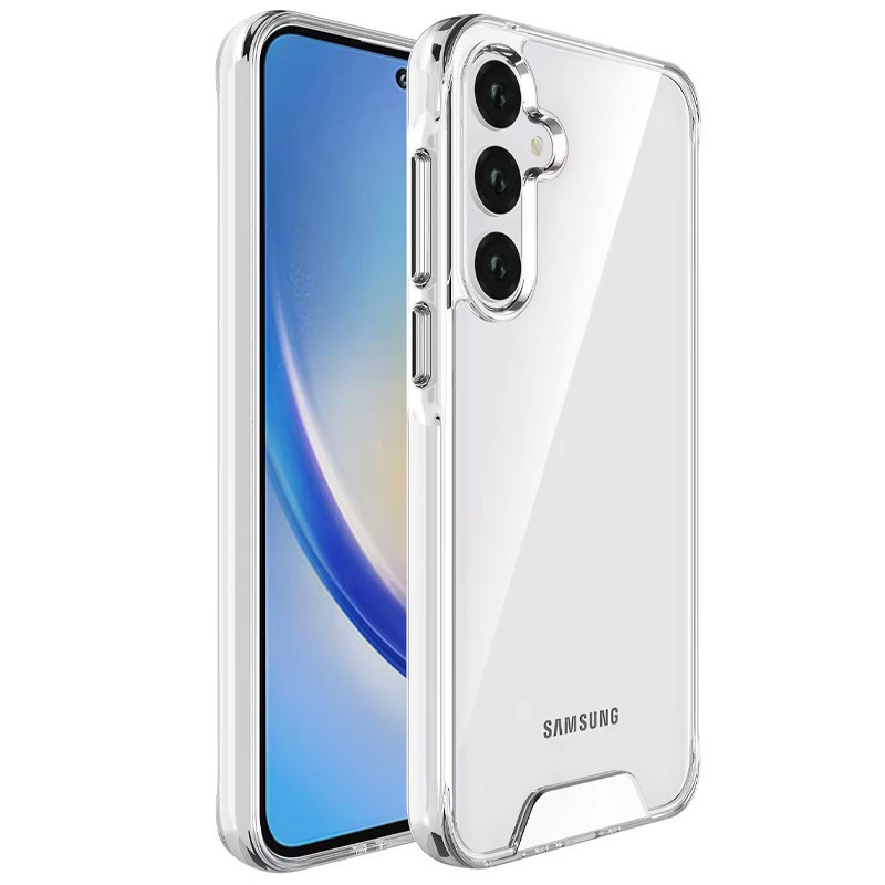 Прозорий чохол Space Case для Samsung Galaxy A36 5G | TPU+PC з посиленими бортами Прозорий