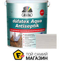 Dufa Пропитка Aqua Antiseptik белый шелковистый глянец 2.5 л
