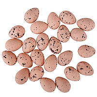 Набор мини крашенок "Перепелиные яйца", розовые 3,5 см, набор 24 шт.