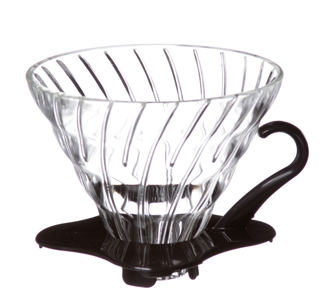 Пуровер Hario V60 02 Скло Black