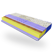 Ортопедичний матрац Tiara/Тиара безпружинний (монолістний блок) ТМ ЕММ