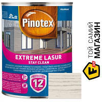 Pinotex Деревозащитное средство extreme lazure stay clean белый полумат 1 л