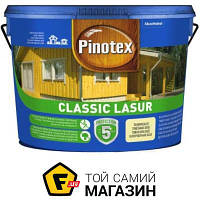 Pinotex Деревозащитное средство Classic Lasur бесцветный мат 3 л
