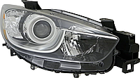 Фара передняя Mazda CX-5 12-16 передн. прав.(мех) (без ламп) (H11.HB3.1157na) (желтая вставка), 3161147RUS