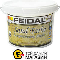 Feidal Декоративна фарба Sand Farbe срібло 2.5 л