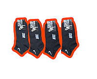 12 пар в упаковке носки короткие черные NIKE 36-40 р.