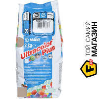 Mapei Затирка для плитки Ultracolor Plus 135 2 кг золотая пыль