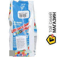 Mapei Затирка для плитки Ultracolor Plus 116 2 кг серый мох