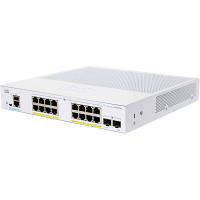 Комутатор мережевий Cisco CBS250-16P-2G-EU d