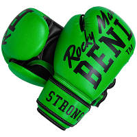 Боксерские перчатки Benlee Chunky B PU-шкіра 10oz Зелені 199261 Neon green 10 oz. i
