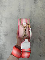 Жіноча сумка LOGO pink Марк Джейкобс рожева 5667 хорошее качество