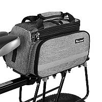 Сумка велосипедная West Biking 0707209 Gray раскладная сумка-штаны на багажник трансформер велосумка sl