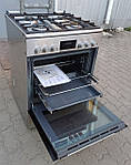 Плита комбінована газова 60 см Бош Bosch HXR39AI50 Wok Eco clean 66 л, фото 5