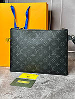 Сумка Louis Vuitton Pochette Voyage s008, черный хорошее качество