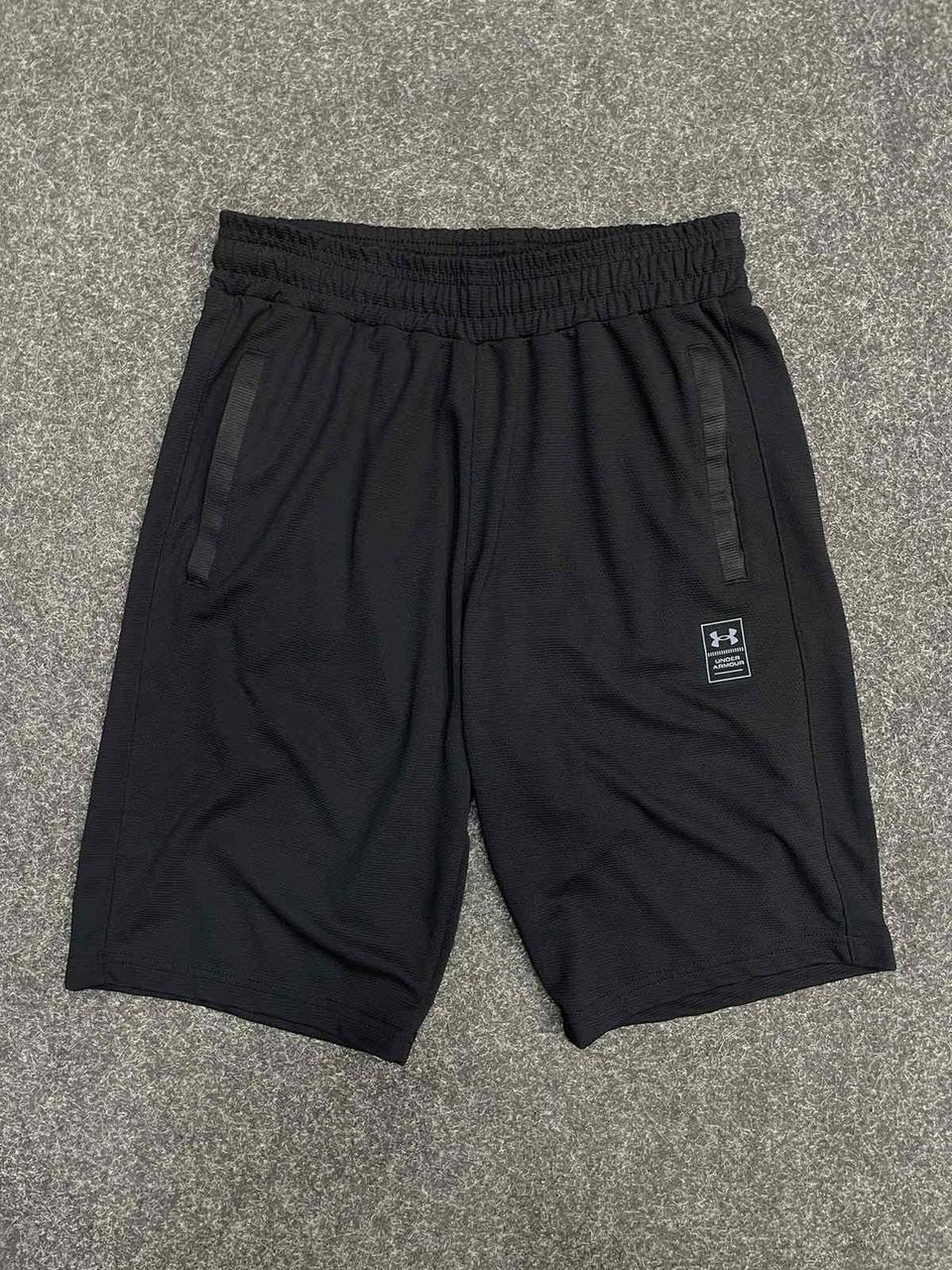 Чоловічі брендові спортивні шорти Under Armour (андер армор), чоловічі повсякденні чорні. Чоловічі шорти, фото 1