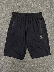 Чоловічі брендові спортивні шорти Under Armour (андер армор), чоловічі повсякденні чорні. Чоловічі шорти