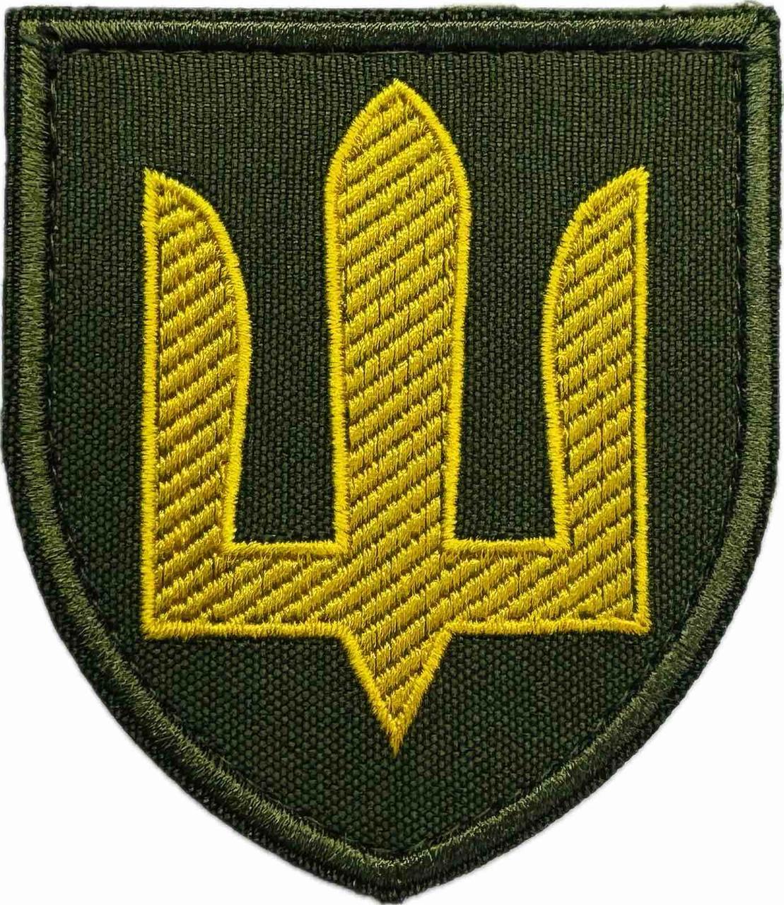 Шеврон ЗСУ Сухопутні війська олива