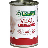 Консервы для собак Nature's Protection Puppy Veal 400 г KIK45087 d