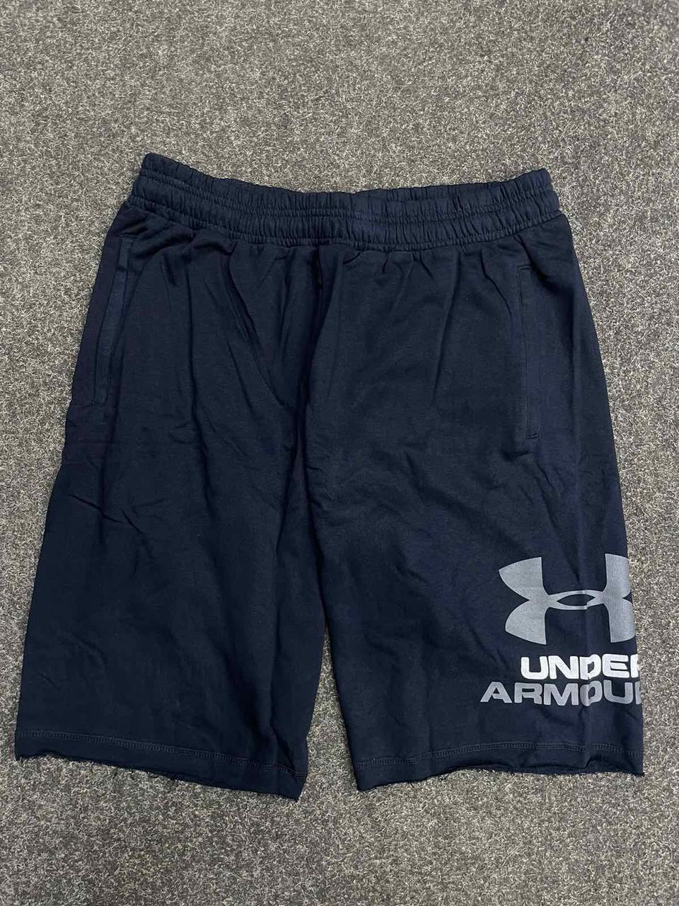 Чоловічі брендові спортивні шорти Under Armour (андер армор), чоловічі повсякденні сині. Чоловічі шорти, фото 1