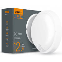 Светильник Videx LED с датчиком ИК IP54 12W 5000K сенсорный VL-BHR-125W-SP d