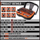 Набір головок торцевих з тріскачкою (145878), фото 3