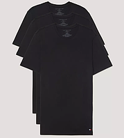 Комплект из 3 шт черных футболок Размер L Tommy Hilfiger хлопок Оригинал