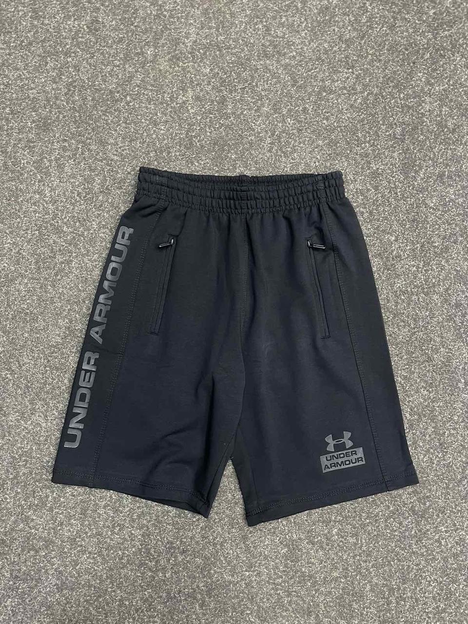 Чоловічі брендові спортивні шорти Under Armour (андер армор), чоловічі повсякденні чорні. Чоловічі шорти, фото 1