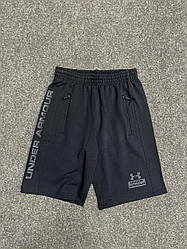 Чоловічі брендові спортивні шорти Under Armour (андер армор), чоловічі повсякденні чорні. Чоловічі шорти