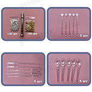 Набір 277 в 1 - молди, паєтки, інструменти та аксесуари для виготовлення прикрас з епоксидної смоли, фото 9