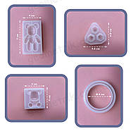 Набір 277 в 1 - молди, паєтки, інструменти та аксесуари для виготовлення прикрас з епоксидної смоли, фото 7