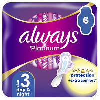 Гигиенические прокладки Always Platinum Day&Night Размер 3 6 шт. 8001090445032 d