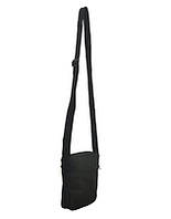 Прочная легкая сумка через плечо Plutcor (20x17x4см oxford 600D) черная, Украина