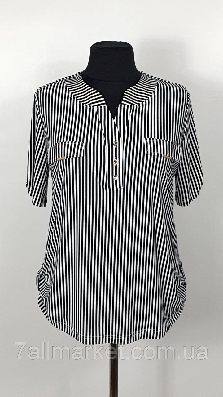 Блузка жіноча стильна розмір 50-60 "ILEANA" купити недорого від прямого постачальника