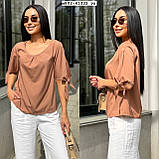 Блузка жіноча норма та батал н802-41322 гл, фото 2