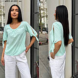 Блузка жіноча норма та батал н802-41322 гл, фото 5