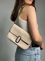 Жіноча сумка Марк Джейкобс The J Marc Shoulder Bag бежева 45543 хорошее качество