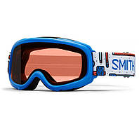 Маска гірськолижна для юніорів Smith Gambler Small-Medium Fit Cat.S2 Flash Faces (M00635-260) хорошее качество