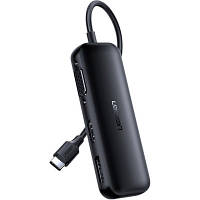 Переходник USB2.0 Type-C to VGA V1.2/HDMI V2.0b/DP V1.2a CM260 black Ugreen 60568 d