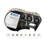 Стрічка для принтера етикеток Brady M4C-500-595-WT-BK 12,70мм х 7,62м, black on white, vinyl 143371 d