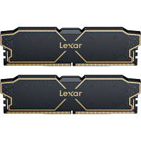 Модуль пам'яті для комп'ютера DDR5 32GB 2x16GB 6000 MHz Thor Black Lexar LD5U16G60C32LG-RGD i