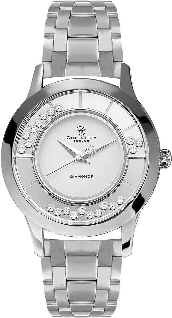 Годинник CHRISTINA 334SBL-21whitediamonds