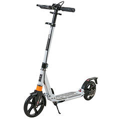Самокат міський прогулянковий білий з дисковим гальмом Scooter SC003DW