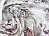 Вискоза нейлон малюнок акварель, бірюзовий, фото 3