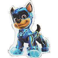 Фольгована кулька велика фігура Чейз Гонщик Білий фон 24" / 61x43 cm Grabo