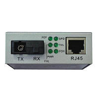 Медіаконвертер Step4Net 10/100Base-TX to 100Base-FX, SM, 1310nm, SC/PC, 20 км (MC-D-0,1-1SM-1310nm-20) sn