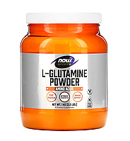 Глютамин, L-Glutamine, Now Foods, Sports, порошок, 1 кг (NOW-00222)