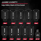 Набір ударних торцевих головок 11 предметів sdy-84020, фото 2