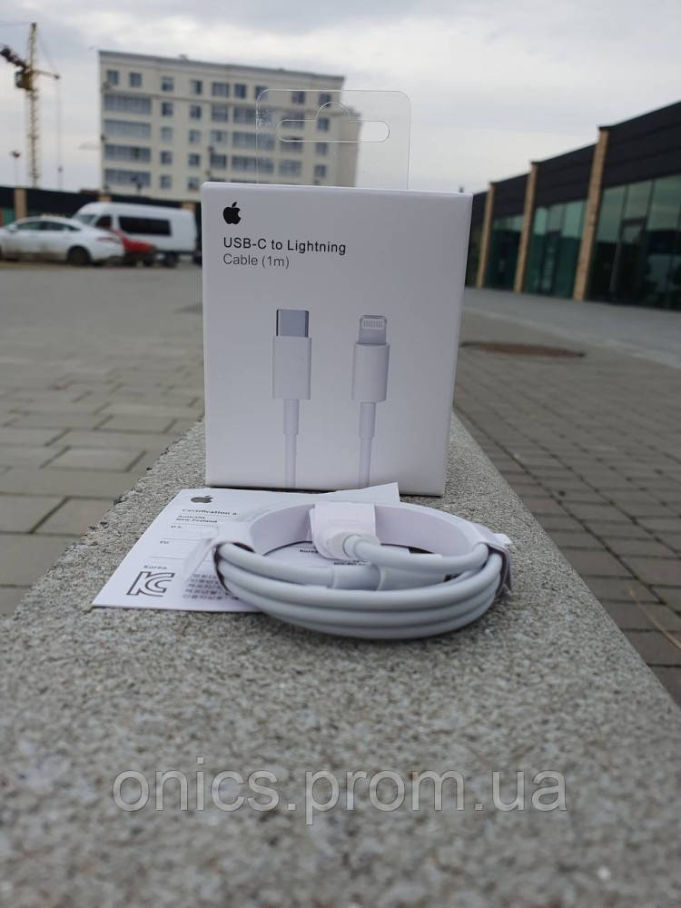 Кабель Data Cable Apple Type-C to Lightning Original Series 1:1 Premium quality 1m білий хорошее качество - фото 1 - id-p2197386905