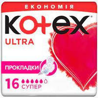 Прокладка Котекс Ultra Dry Super 16шт