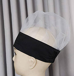 Ковпак з сіткою для кухаря 58,60 р Чорний